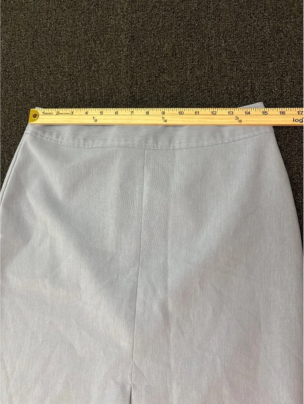 Vintage 90s Minimalist Midi Skirt Career Office Preppy Classic size 9